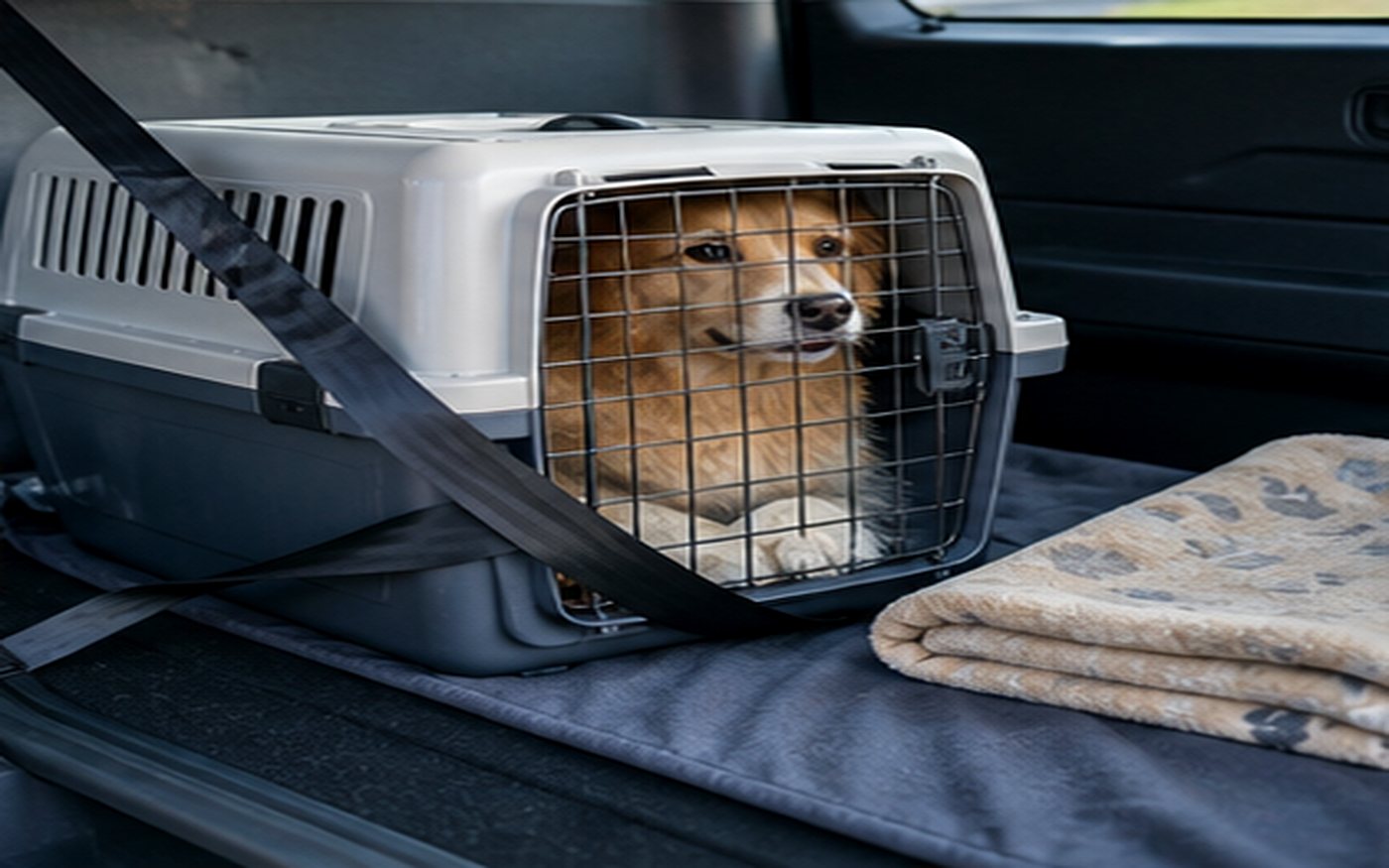 Realistyczny transport zwierzęcia busem